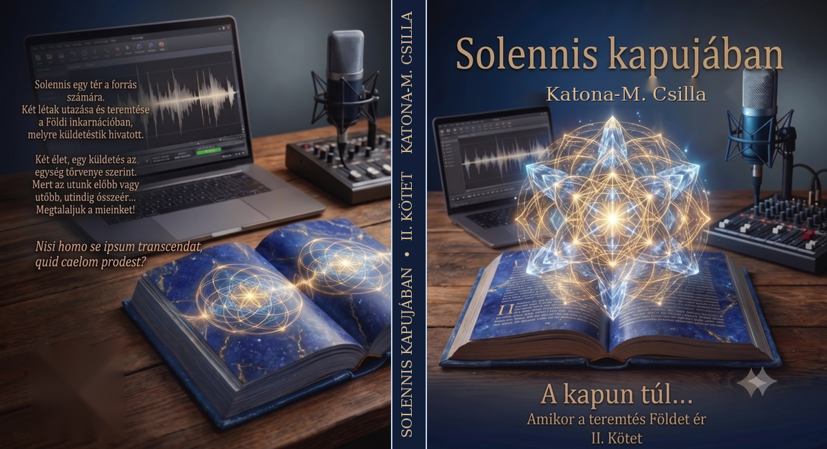 Solennis kapujában II. kötet könyvborító - Katona-M. Csilla